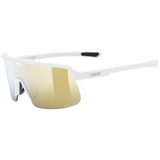 Prillid Uvex dyrt white matt / mirror gold Prillid Uvex dyrt white matt / mirror gold