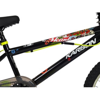 Jalgratas Karbon BMX 20 black-lime Jalgratas Karbon BMX 20 black-lime