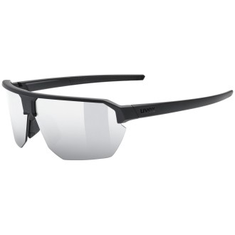Prillid Uvex vectiv black matt / mirror silver Prillid Uvex vectiv black matt / mirror silver