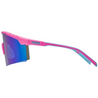 Prillid Uvex flowline pink matt / mirror blue Prillid Uvex flowline pink matt / mirror blue