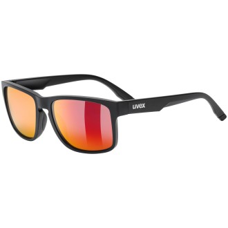 Prillid Uvex poise black matt / mirror red Prillid Uvex poise black matt / mirror red