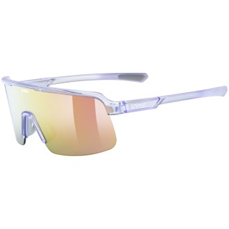 Prillid Uvex dyrt clear purple / mirror red Prillid Uvex dyrt clear purple / mirror red