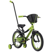 Jalgratas Tabou Rocket Alu 16 black-green Jalgratas Tabou Rocket Alu 16 black-green
