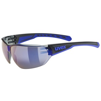 Prillid Uvex equate black-blue matt / mirror blue Prillid Uvex equate black-blue matt / mirror blue