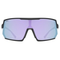 Prillid Uvex sportstyle 235 black matt / mirror lavender Prillid Uvex sportstyle 235 black matt / mirror lavender