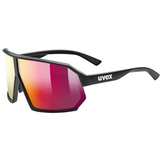 Prillid Uvex sportstyle 237 black matt / mirror red Prillid Uvex sportstyle 237 black matt / mirror red
