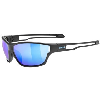 Prillid Uvex sportstyle 806 black matt / mirror blue Prillid Uvex sportstyle 806 black matt / mirror blue