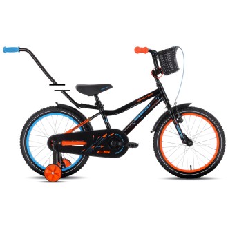 Jalgratas Tabou Rocket CS 12 must-oranž (Tüüp: GENT, Aasta: 2026, Raam_Materjal: HI-TEN TERAS, Ees_Löök: EI, Tagumine_Löök: EI, Ketas_Pidur: EI)