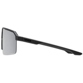Prillid Uvex ramp black matt / mirror silver Prillid Uvex ramp black matt / mirror silver