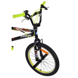 Jalgratas Karbon BMX 20 black-lime Jalgratas Karbon BMX 20 black-lime