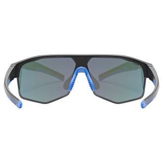 Prillid Uvex axos set black mat / mirror blue Prillid Uvex axos set black mat / mirror blue