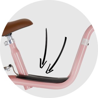 Jooksuratas PUKY LR XL Br Classic retro-rose Jooksuratas PUKY LR XL Br Classic retro-rose