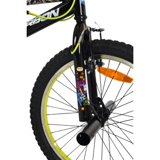 Jalgratas Karbon BMX 20 black-lime Jalgratas Karbon BMX 20 black-lime