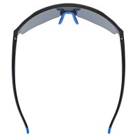 Prillid Uvex axos set black mat / mirror blue Prillid Uvex axos set black mat / mirror blue