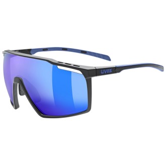 Prillid Uvex mtn perform black-blue matt / mirror blue Prillid Uvex mtn perform black-blue matt / mirror blue