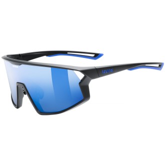 Prillid Uvex skyryse black matt / mirror blue