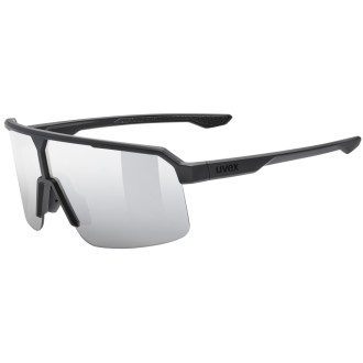 Prillid Uvex ramp black matt / mirror silver Prillid Uvex ramp black matt / mirror silver