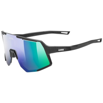 Prillid Uvex sequenze black matt / mirror green Prillid Uvex sequenze black matt / mirror green