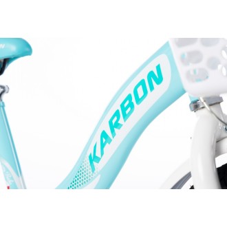 Jalgratas Karbon Kitty 16 turquoise-white Jalgratas Karbon Kitty 16 turquoise-white