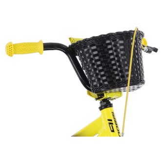 Jalgratas Tabou Rocket 16 must-kollane (Tüüp: GENT, Aasta: 2026, Raam_Materjal: HI-TEN TERAS, Ees_Löök: EI, Tagumine_Löök: EI, Ketas_Pidur: EI)