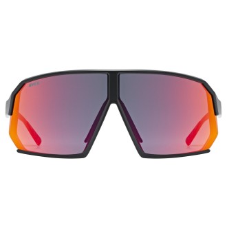Prillid Uvex sportstyle 237 black matt / mirror red Prillid Uvex sportstyle 237 black matt / mirror red