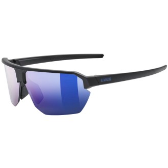 Prillid Uvex vectiv black matt / mirror blue Prillid Uvex vectiv black matt / mirror blue