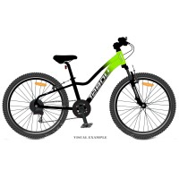 Jalgratas Tabou Poison 20 green-black
