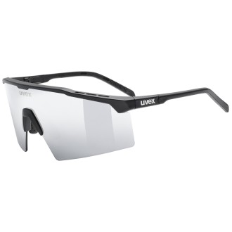 Prillid Uvex flowline black matt / mirror silver Prillid Uvex flowline black matt / mirror silver