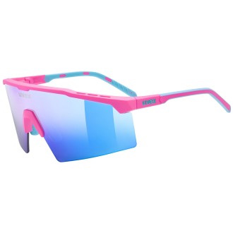 Prillid Uvex flowline pink matt / mirror blue Prillid Uvex flowline pink matt / mirror blue