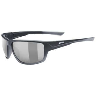 Prillid Uvex Sportstyle 230 black mat / litemirror silver
