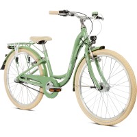 Jalgratas PUKY Skyride 24-3 Classic Alu retro green