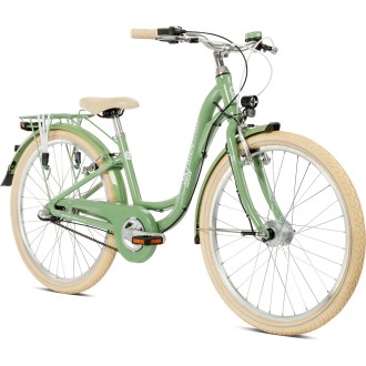 Jalgratas PUKY Skyride 24-3 Classic Alu retro green Jalgratas PUKY Skyride 24-3 Classic Alu retro green