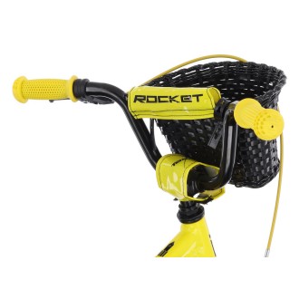 Jalgratas Tabou Rocket 20 must-kollane (Tüüp: GENT, Aasta: 2026, Raam_Materjal: HI-TEN TERAS, Ees_Löök: EI, Tagumine_Löök: EI, Ketas_Pidur: EI)