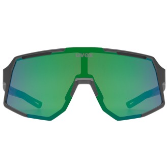 Prillid Uvex sequenze black matt / mirror green Prillid Uvex sequenze black matt / mirror green