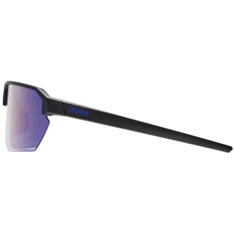 Prillid Uvex vectiv black matt / mirror blue Prillid Uvex vectiv black matt / mirror blue