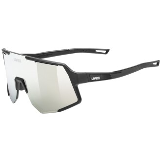 Prillid Uvex sequenze CV black matt / mirror silver Prillid Uvex sequenze CV black matt / mirror silver
