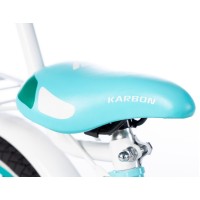 Jalgratas Karbon Kitty 16 turquoise-white Jalgratas Karbon Kitty 16 turquoise-white