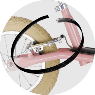 Jooksuratas PUKY LR XL Br Classic retro-rose Jooksuratas PUKY LR XL Br Classic retro-rose