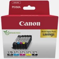 Canon PGI-570/CLI-571 Inkjet Cartridges Multipack PGBK/C/M/Y/K