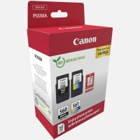 Canon PG-560/CL-561 Ink Cartridge + Photo Paper Value Pack 
