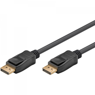 Goobay 64798 DisplayPort Connector Cable 1.4, 2 m, Black