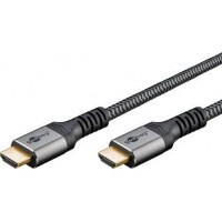 Goobay 64993 High Speed HDMI Cable with Ethernet (4K@60Hz), 1 m