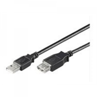 Goobay USB 2.0 Hi-Speed Extension Cable, Black Goobay