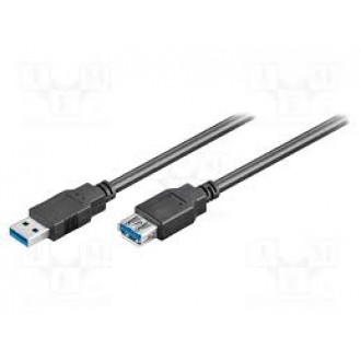 Goobay USB 3.0 SuperSpeed Extension Cable, Black Goobay