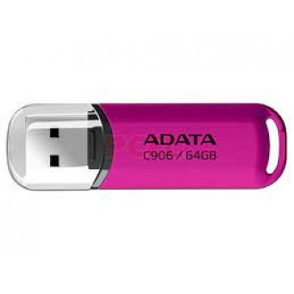 ADATA C906 64GB USB Flash Drive, Pink ADATA ADATA C906 64GB USB Flash Drive, Pink ADATA