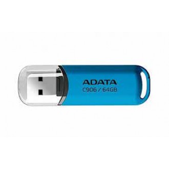 ADATA C906 64GB USB Flash Drive, Blue ADATA ADATA C906 64GB USB Flash Drive, Blue ADATA