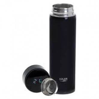 Adler AD 4506p Thermal flask, LED, 0.473 L, Black Adler