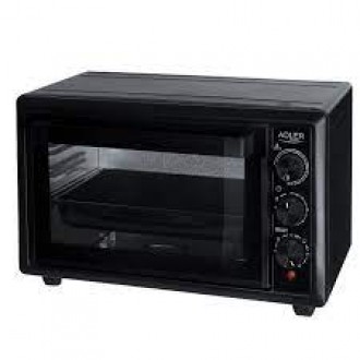Adler AD 6023 Electric oven, 26 L, Black Adler AD 6023 Electric oven, 26 L, Black