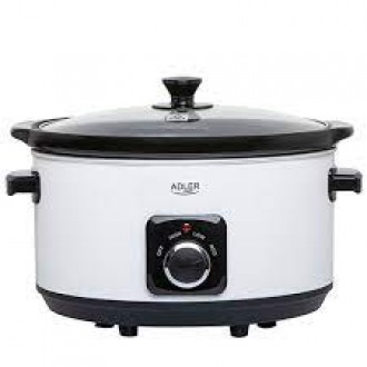 Adler AD 6413r Slow cooker, 5.8L, White Adler Adler AD 6413r Slow cooker, 5.8L, White Adler