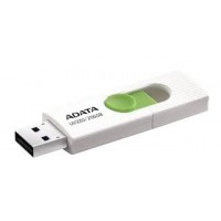 ADATA AUV320 256GB USB Flash Drive, White/Green ADATA